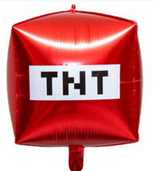 TNT Minecraft Pixels Folienballon (55cm*55cm)