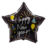 Foil Balloon "Happy New Year" 18" (45cm.)