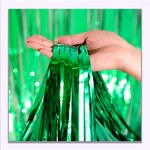 Grüner dekorativer Vorhang 100x200cm (1-pack.)