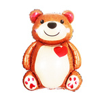 Teddybär-Folienballon (91x67cm)