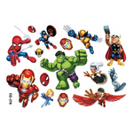 Superhelden-Tattoos für Kinder - Marvel Crew in Aktion! (1 Stück)