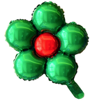 Foil Balloon mini "Green Flower"
