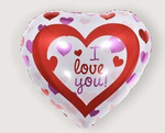 I Love You 18" (45cm) Folienballon.)
