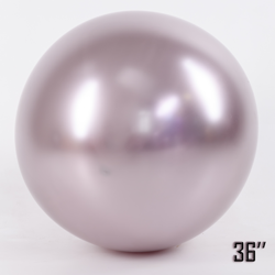 Riesiger 36" CHROME-Ballon, Pink Pearl (1 Stück).)