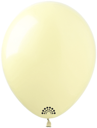 Premium SHOW Gummiballons 5 Zoll, Hellgelb (020)