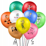 Toy Story bedruckte Gummiballons (9 Stück).)
