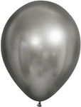 Ballons 12" Chrom, Silber (50 Stück)./ Packung.)