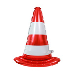 Foil Balloon Traffic Cone - Party Decoration 75x58x20 cm