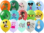 Balloon Set "Cartoon MIX" (15 pcs.)