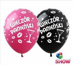 Balloons 12" with print "Wieczór Panieński" (10 pcs.)