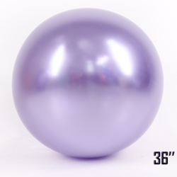 Riesiger 36" CHROME-Ballon, lila (1 Stück).)