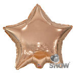 Folie Stern Rosa Gold 18" (45cm).)