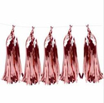 Balloon Tail Rose Gold, Tassel (5pcs)
