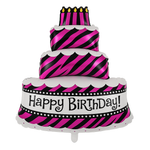 Happy Birthday Cake Folienballon (60cm*86cm)