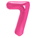 Balloon Foil Number "7" Pink (100cm.)