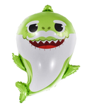 Folienballon Baby Hai Grün (49cm*67cm)