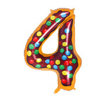 Balloon Foil Number "4" Donut (100cm.)