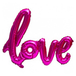 Himbeere LOVE Luftballons