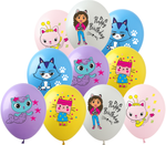 Rubber balloons with Gabi Koci Domek print (10 pcs.)