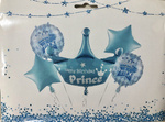 Satz Kronenballons. Prinz (5 Stück).)