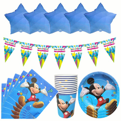 Mickey Mouse Geburtstag Party Dekorationen Set (46 Artikel)
