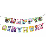 Happy Birthday Sonic paper garland (1 pc)