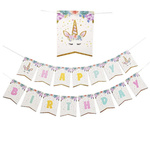 Happy Birthday Sonic paper garland (1 pc)