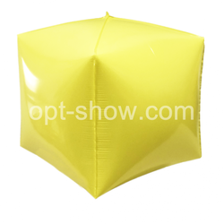 Gelber Würfelballon (24 Zoll)