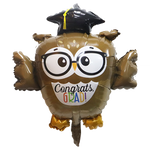Foil Balloon "Owl. Congrats, Grad" (69cm*72cm)