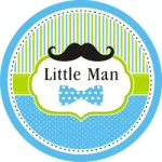 Little Man Pappteller (10 Stück).)