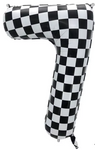 Foil Balloon Number "7" Race (100cm.)