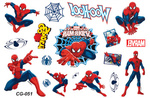 Spiderman Tattoos für Kinder (1 Stück)