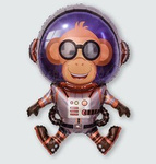 Kosmonaut Affe Folienballon (66cm*92cm)