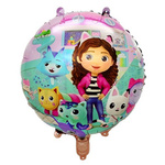 Gabi the Cat's House 18" (45cm) Folienballon.)