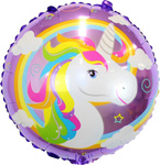 Foil Balloon "Unicorn" 18" (45cm.)