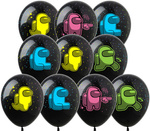Balloons 12" with print "Among Us" (10 pcs.)
