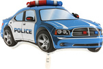 Polizeiauto-Folienballon, Grabo