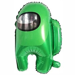 Folienballon 55cm. Unter US, Human Green