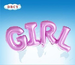GIRL Luftballon-Set (40 cm).)