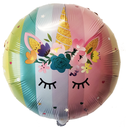 Einhorn 18" (45cm) Folienballon.)