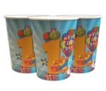 Paper Cups "For Birthday" (10 pcs.)