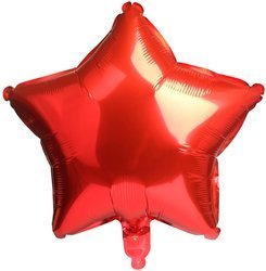 Folie Stern Rot 18" (45cm).)