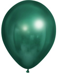 Ballons 5" Chrom, Grün (100 Stück)./ Packung.)