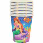 Pappbecher Meerjungfrau Party Dekoration 10 Stk.