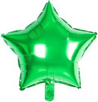 Foil balloon Star, Green Gradient 18" (45cm.)