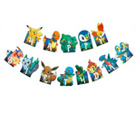 Papiergirlande Happy Birthday Pokemon (1 Stück)
