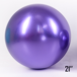 Riesiger 21" CHROME-Ballon, lila (1 Stück).)