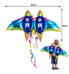 Balloon foli Rocket for Kids - Colorful and Fun 85x50 cm