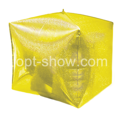Gold Holographic Würfel Ballon (24 Zoll)