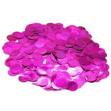 Ballon-Konfetti Rosa Kreise (50g).)